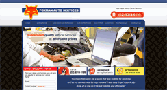 Desktop Screenshot of foxmanautoservices.com.au